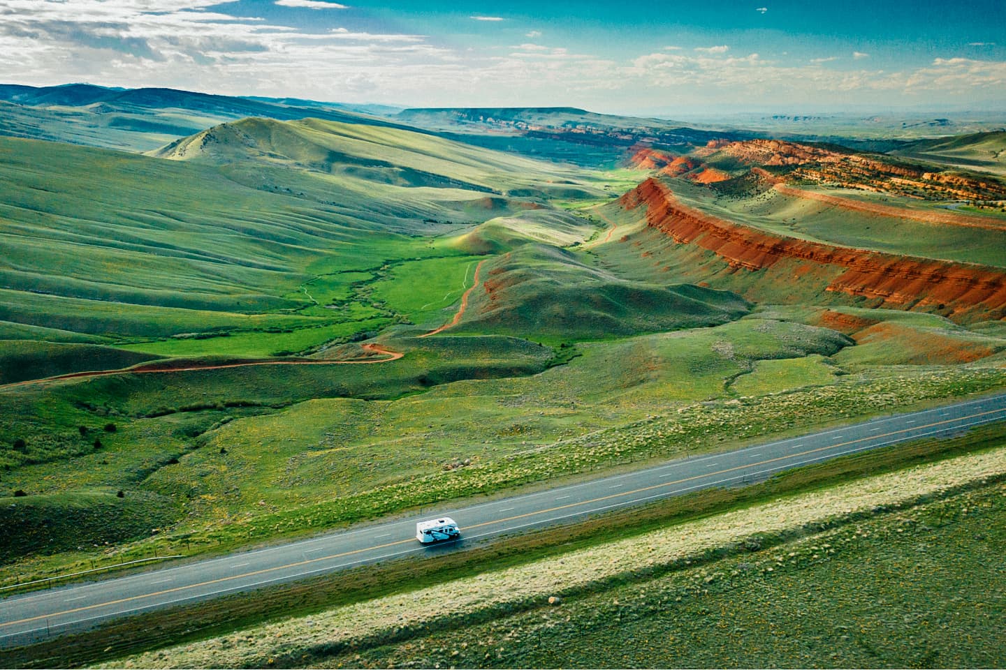 Top-rated campground landscape